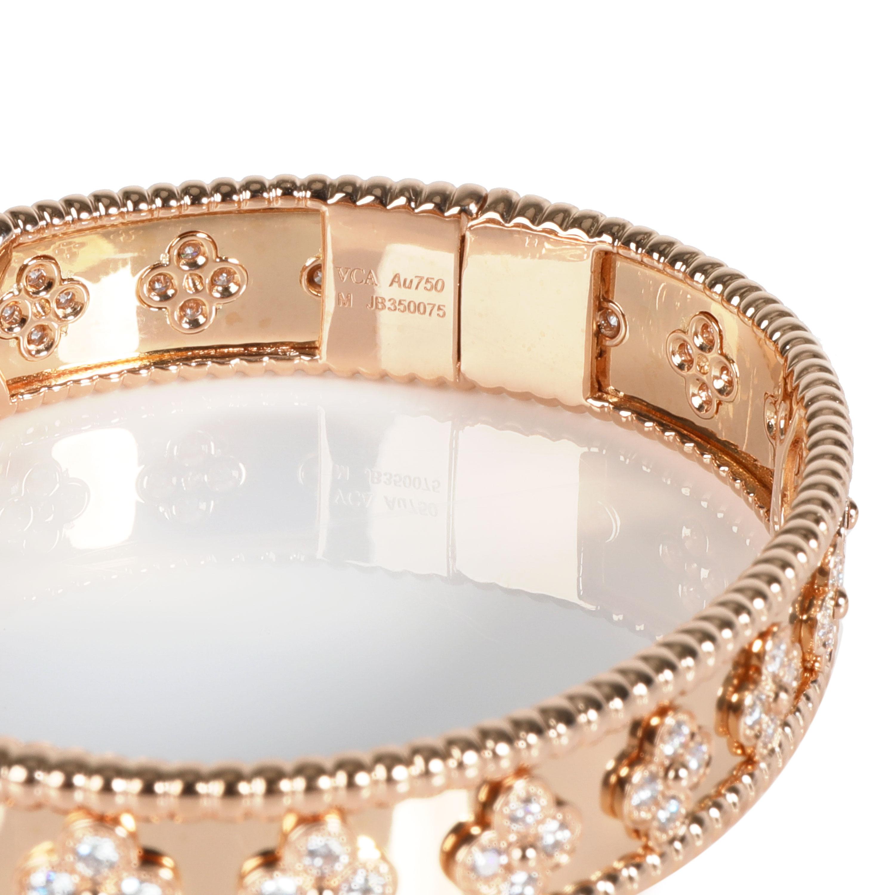 van cleef perlee diamond bracelet