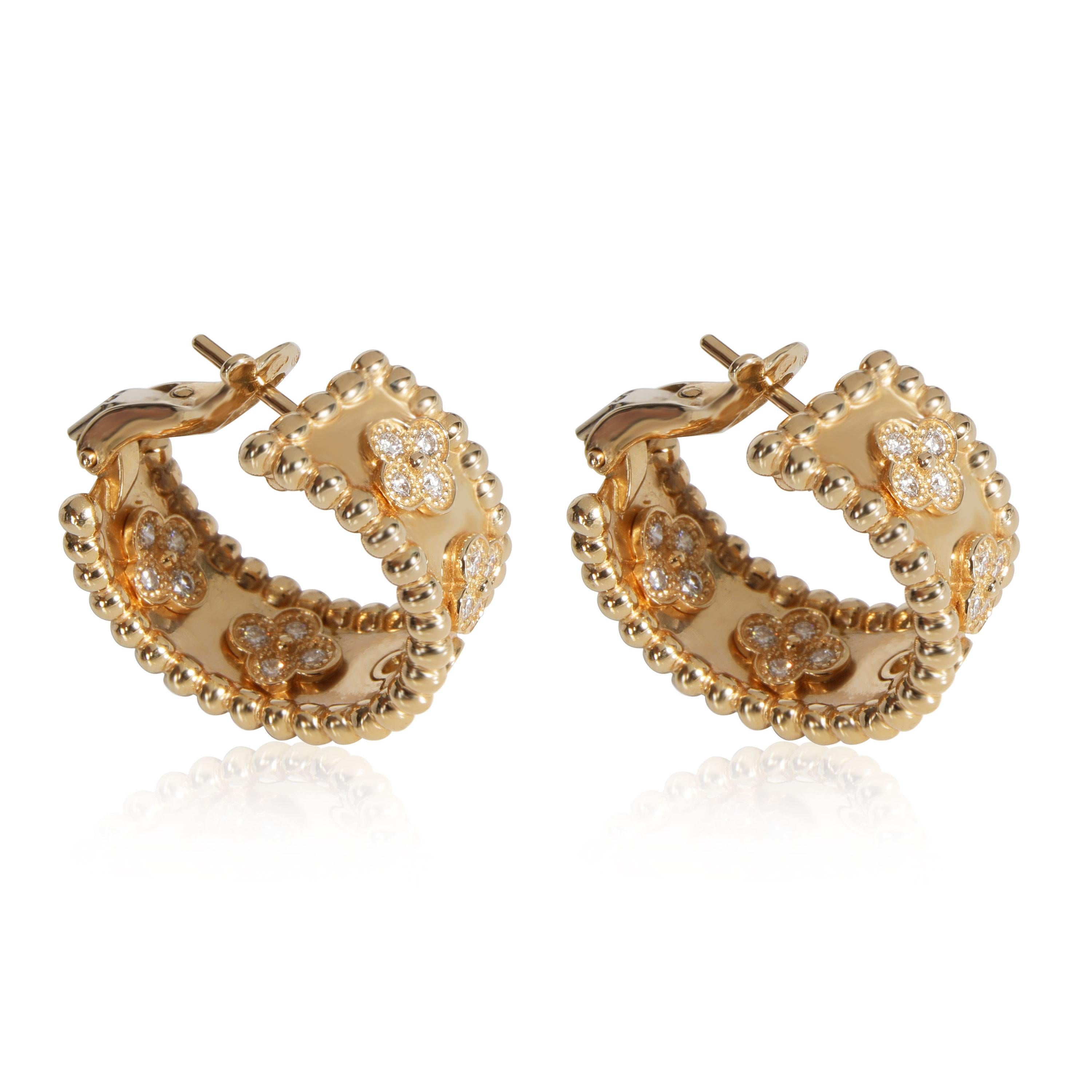 van cleef hoop earrings