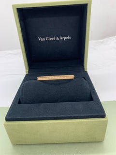 Van Cleef & Arpels Perlée Diamonds 18k Yellow Gold Bracelet Size XS