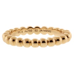 Van Cleef & Arpels Perlée-Perlenband-Ring, mittleres Modell in Roségold