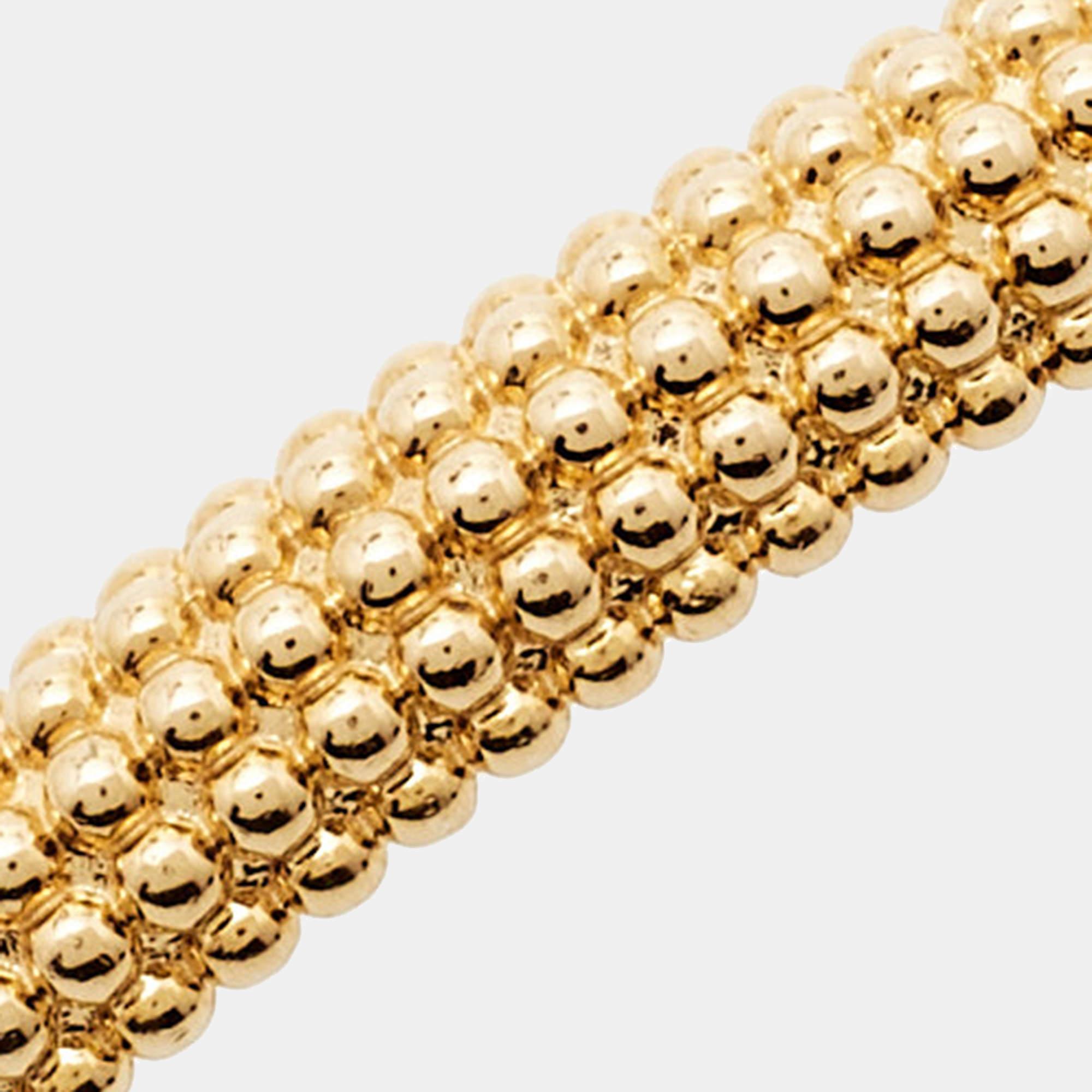 van cleef pearls of gold bracelet