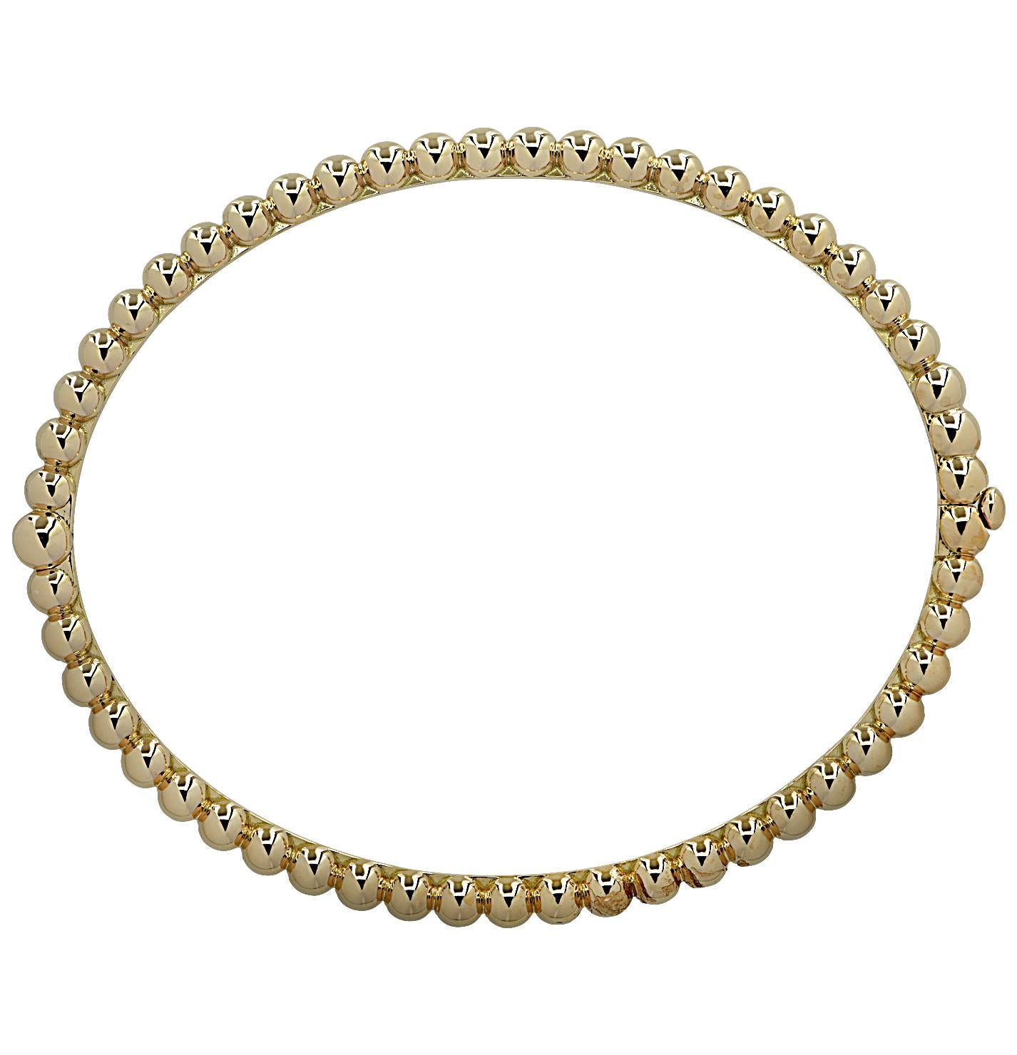 Van cleef perlée pearls of gold bracelet Clearance
