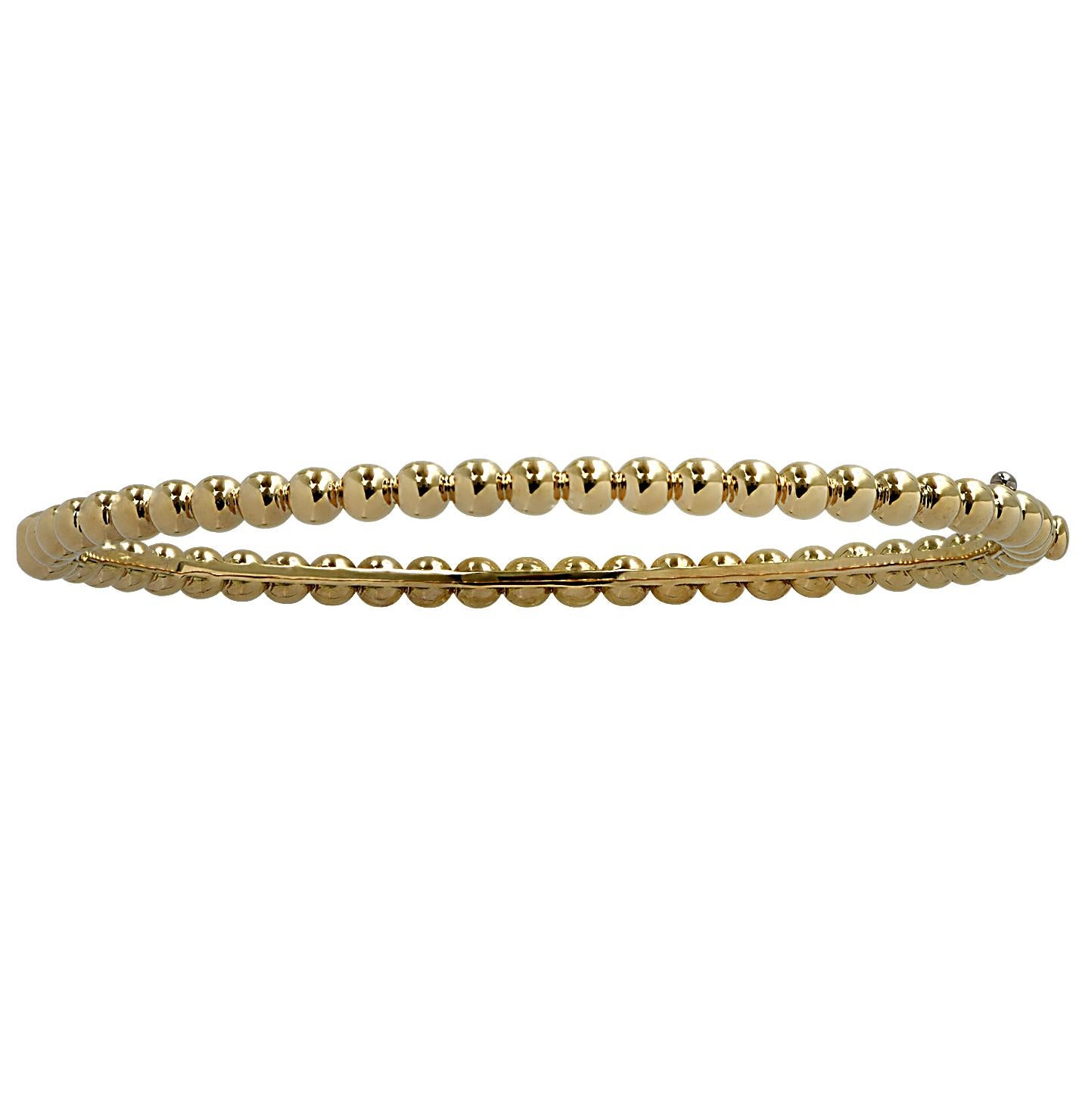 Van cleef perlée pearls of gold bracelet Clearance