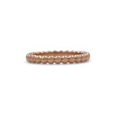 Van Cleef & Arpels, bague en or perlée Perlée, petit modèle