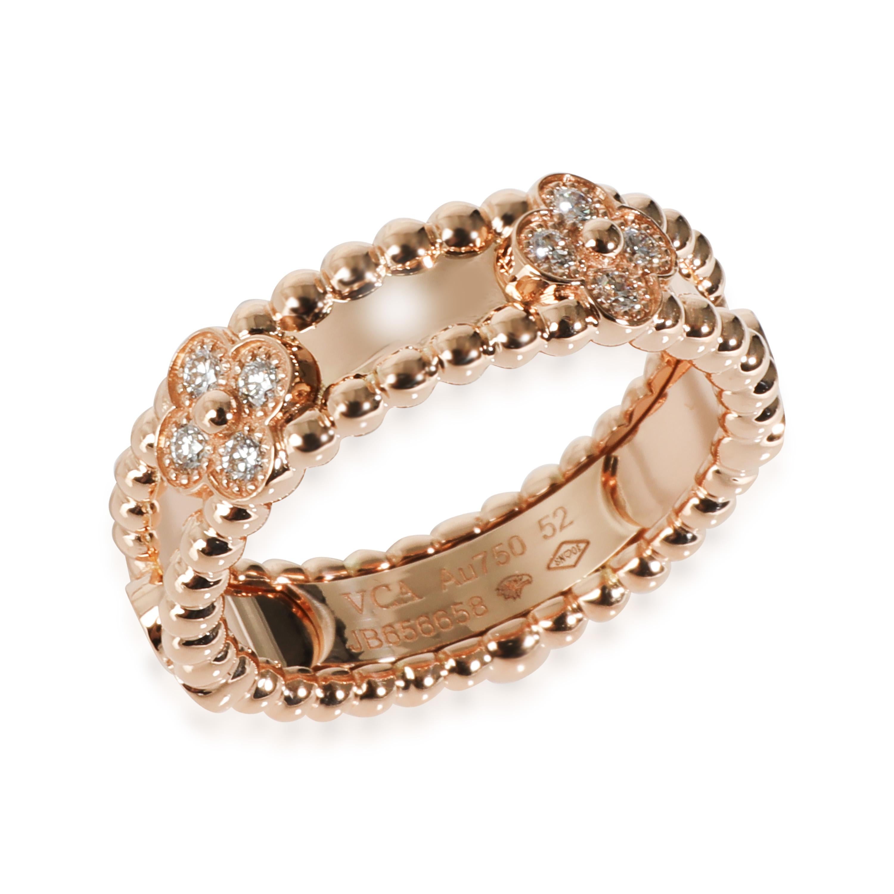 Van Cleef & Arpels Perlee Ring in 18k Rose Gold 0.31 CTW

PRIMARY DETAILS
SKU: 143701
Listing Title: Van Cleef & Arpels Perlee Ring in 18k Rose Gold 0.31 CTW
Condition Description: Drawing inspiration from the traditional Van Cleef & Arpels