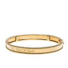 Van Cleef & Arpels Bracelet signature Perlee en or jaune 18 carats M
