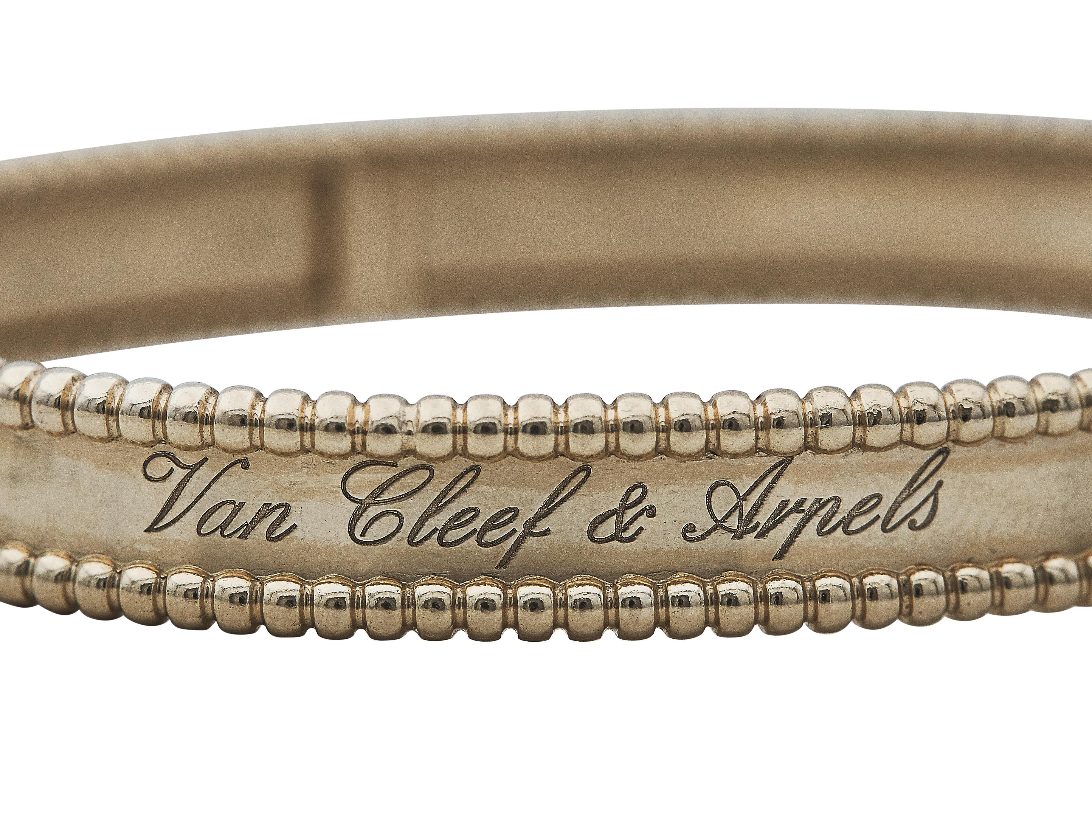 Pulsera Van Cleef & Arpels Perlée Signature 18K RG Mediana Model No.

Esta colección es una celebración de delicadas cuentas doradas. Sus atrevidas piezas de joyería son ideales para mezclar y combinar.

COA: Sí
Caja: Sí