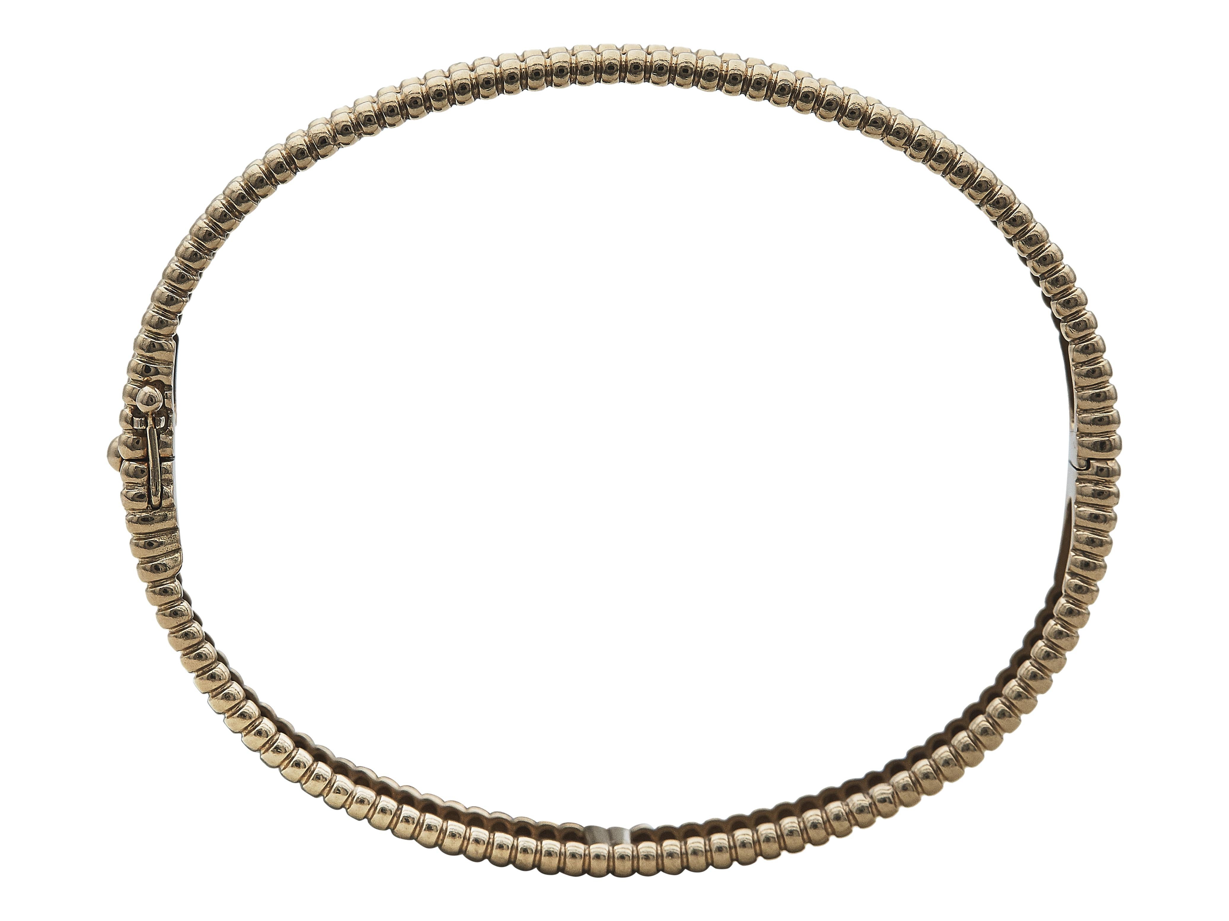 Van Cleef & Arpels Pulsera Firma Perlée 18K RG Modelo Mediano en venta 1