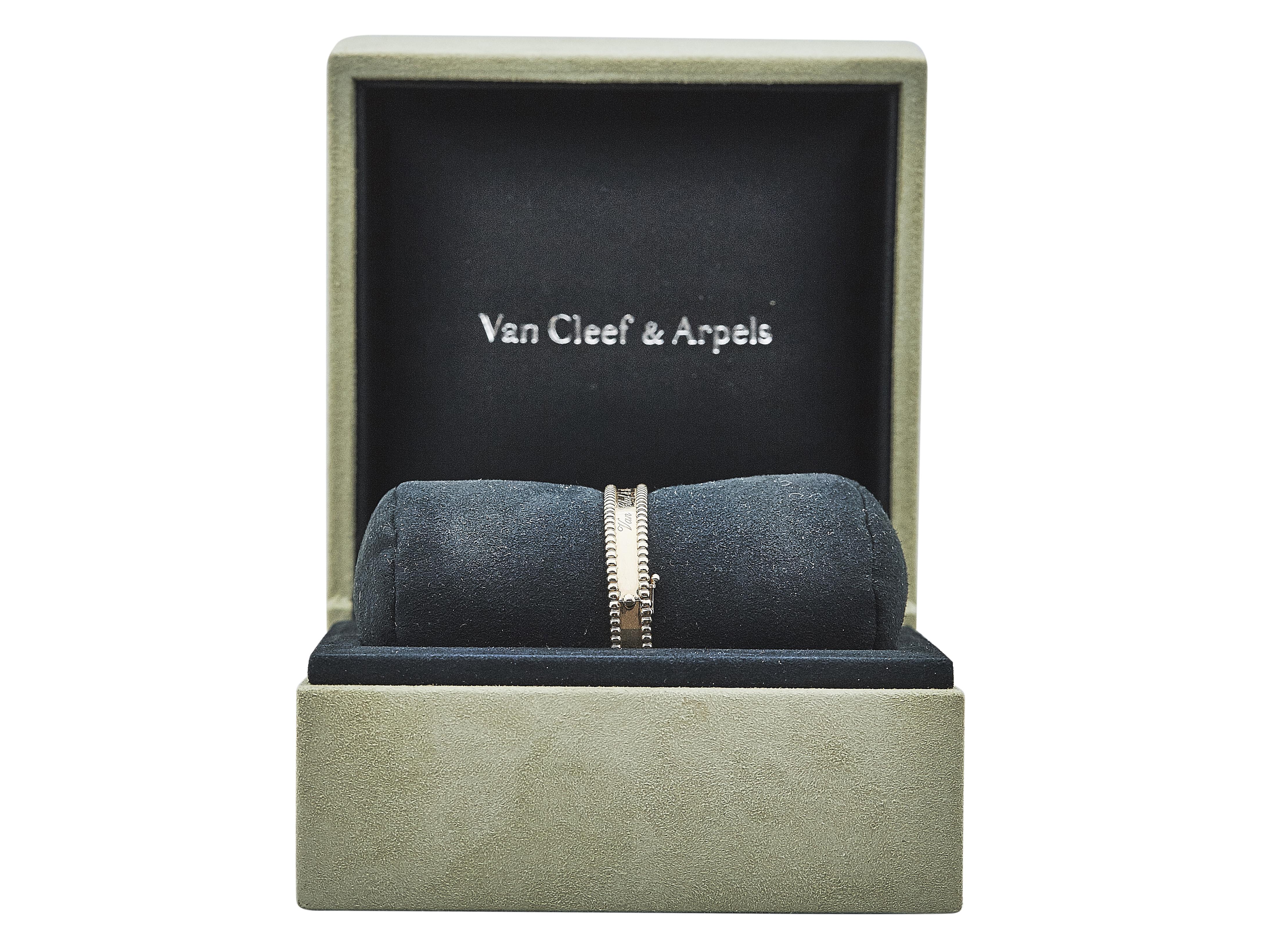 Van Cleef & Arpels Pulsera Firma Perlée 18K RG Modelo Mediano en venta 2