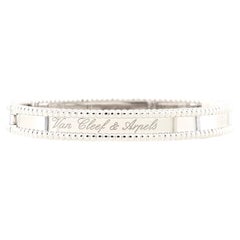 Van Cleef & Arpels Perlee Signature Bracelet 18k White Gold