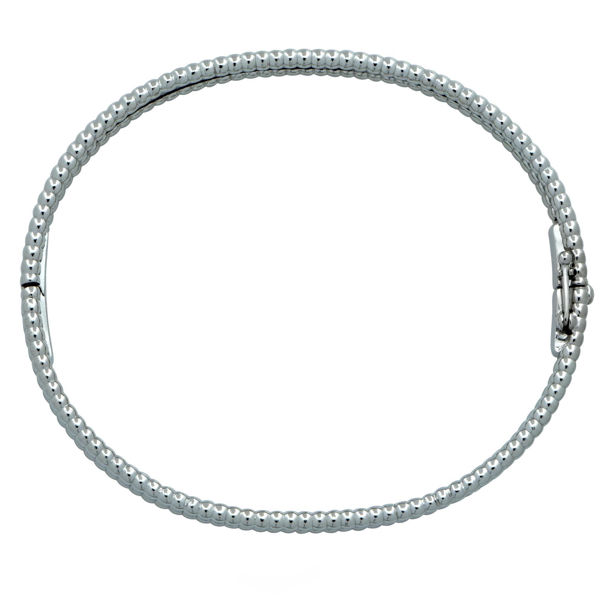 silver van cleef bracelet