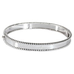 Van Cleef & Arpels Perlee Signature Bracelet in 18k White Gold