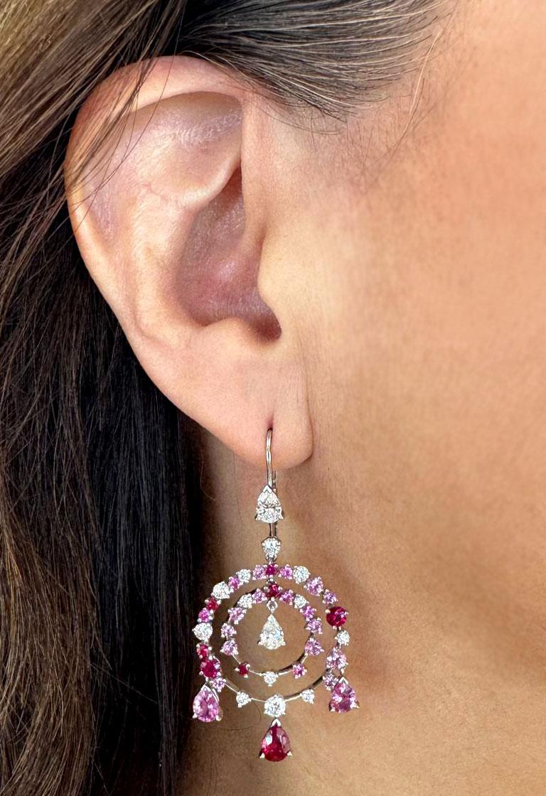 Conjunto de collar y pendientes Van Cleef & Arpels Petillante Corte pera en venta