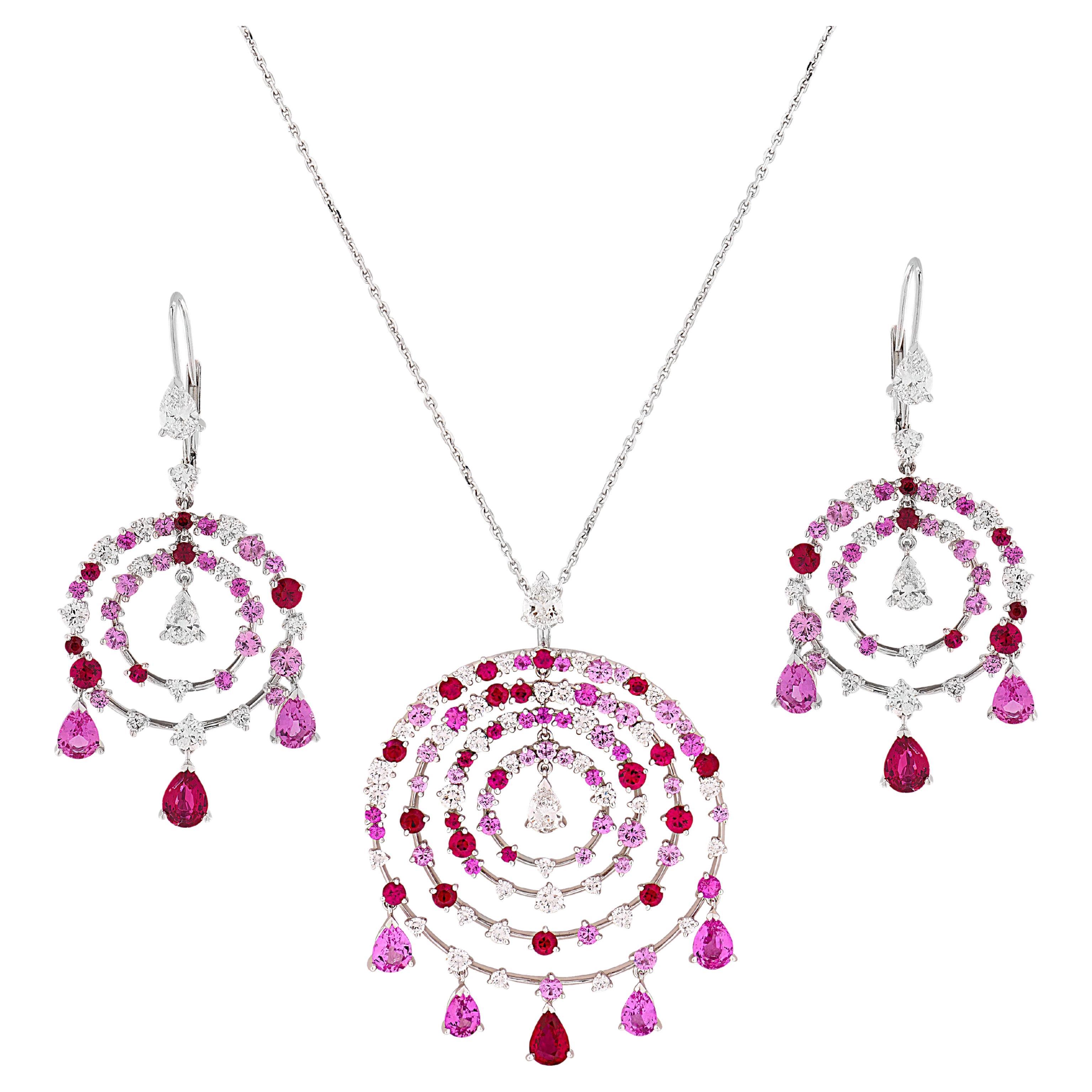 Conjunto de collar y pendientes Van Cleef & Arpels Petillante en venta
