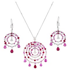 Van Cleef & Arpels Petillante Necklace and Earrings Suite