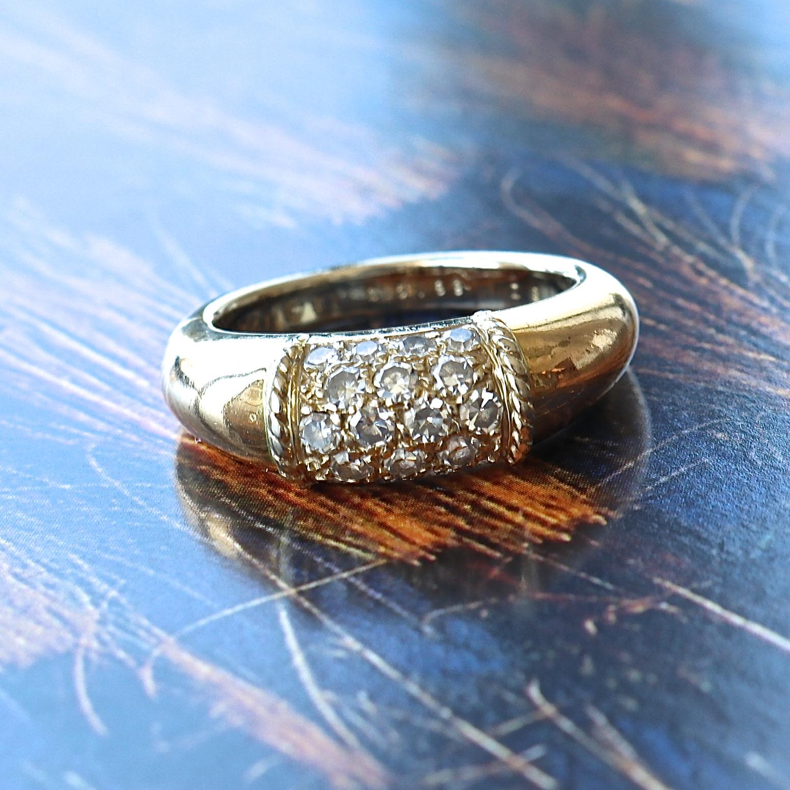 Van Cleef & Arpels Philippine Diamond Gold Ring 1