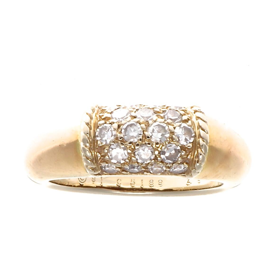 Van Cleef & Arpels Philippine Diamond Gold Ring