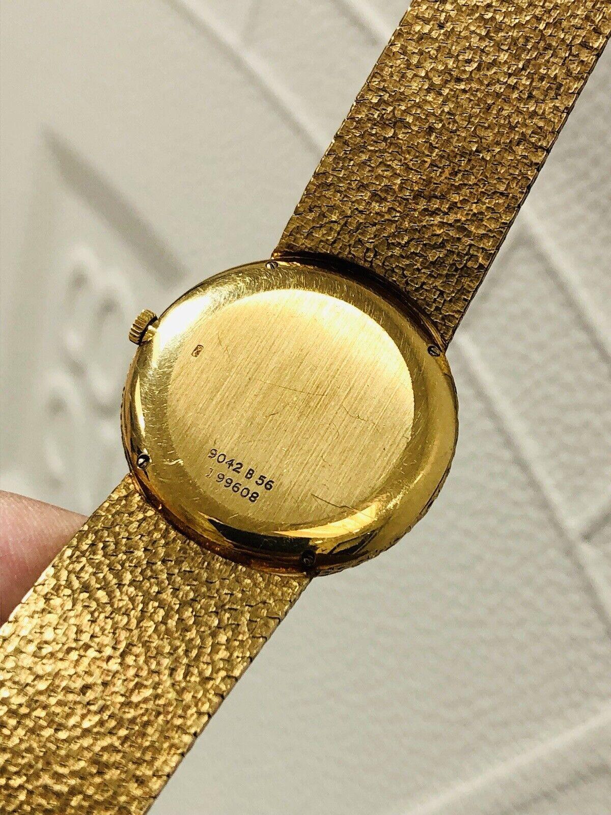 VAN CLEEF & ARPELS PIAGET 18k Gelbgold Uhr Circa 1970er Herren Größe im Angebot 1