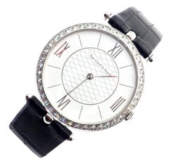 Van Cleef & Arpels Pierre Arpels Diamond White Gold Wristwatch