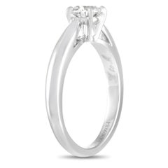 Van Cleef & Arpels Platinum 0.40 Carat Diamond Engagement Ring