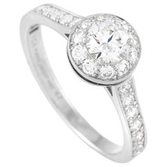 Van Cleef & Arpels Platinum 0.65 Carat Diamond Engagement Ring