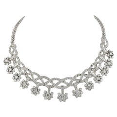 Van Cleef & Arpels Platinum Diamond Necklace, 35.00 carats