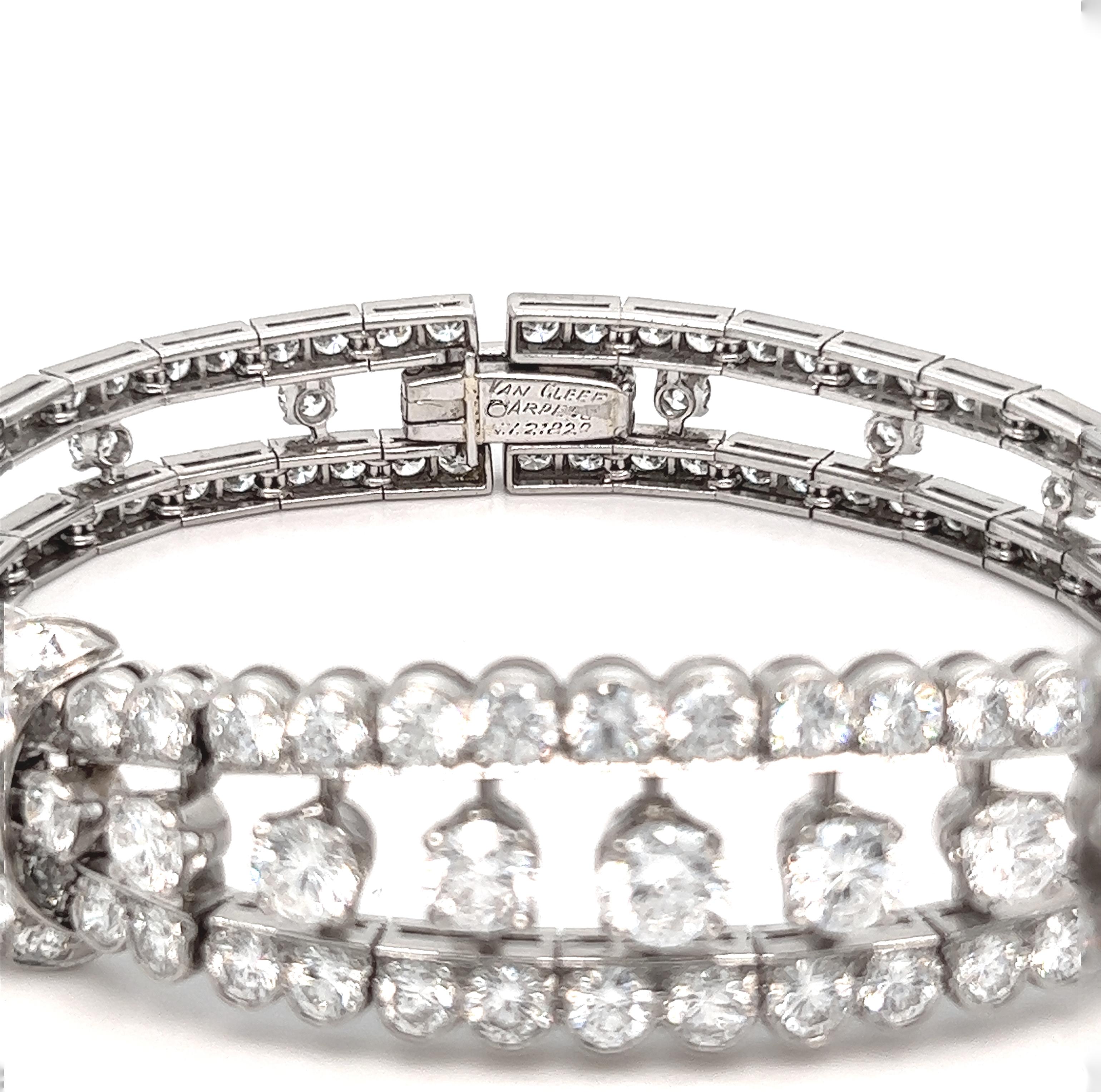 van cleef platinum bracelet