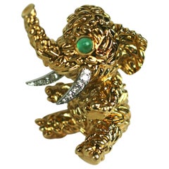 Vintage Van Cleef & Arpels Playful Elephant Clip