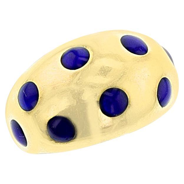 Van Cleef & Arpels Plique a Jour Enamel Ring, 18k