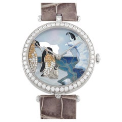 Van Cleef & Arpels Poetic Polar Landscape Extraordinary Penguin Diamond Ladies W
