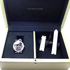 Van Cleef & Arpels Pont des Amoureux Diamond White Gold Wristwatch