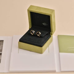 Van Cleef & Arpels Pure Alhambra Black Onyx 18K Yellow Gold Earrings