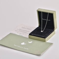 Van Cleef & Arpels Pure Alhambra Diamond White Gold Paved Pendant