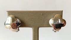 Van Cleef & Arpels Pure Alhambra Earrings in 18 Karat White Gold