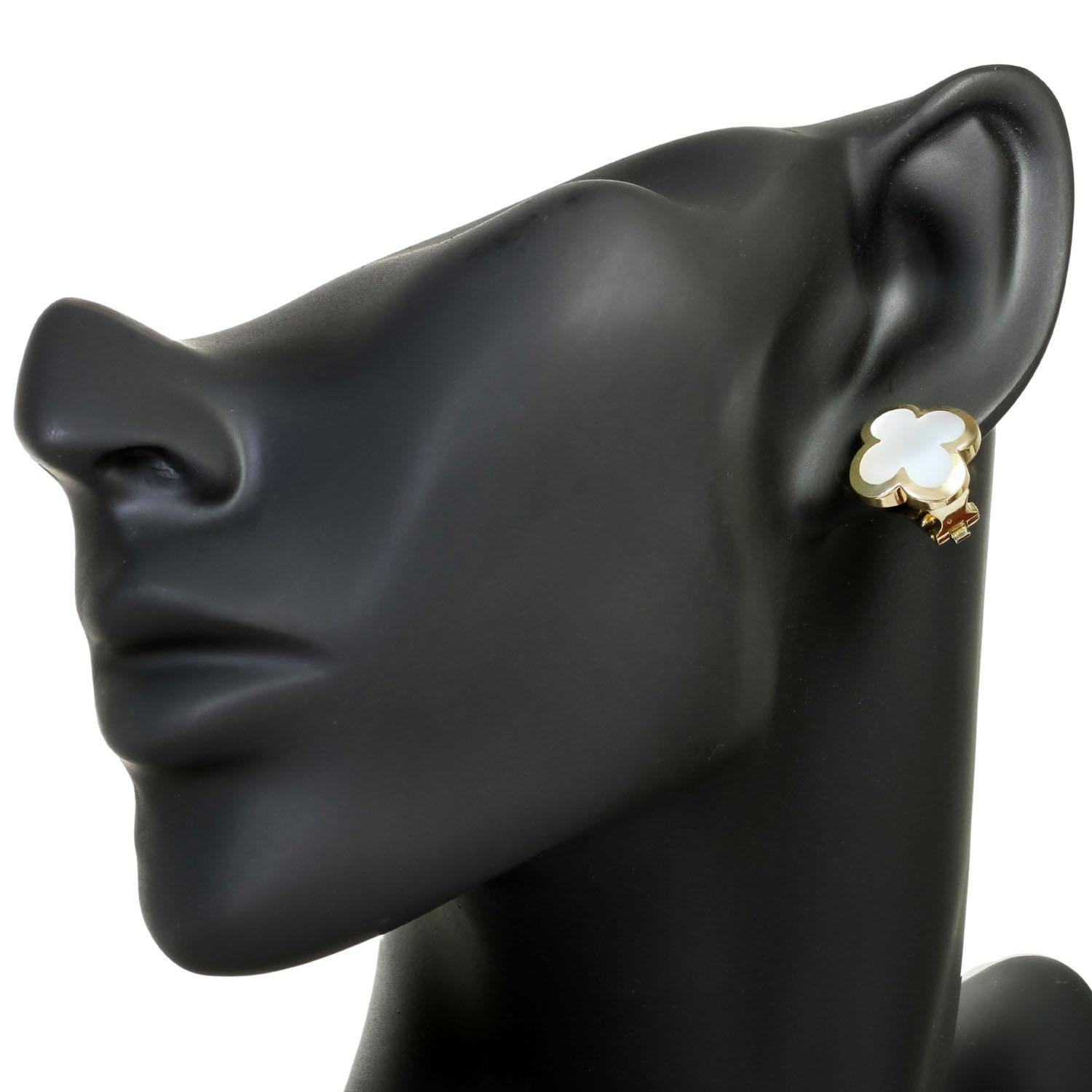 pure alhambra earrings