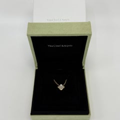 Van Cleef & Arpels Pure Alhambra Mother Of Pearl Flower 18k Yellow Gold Necklace