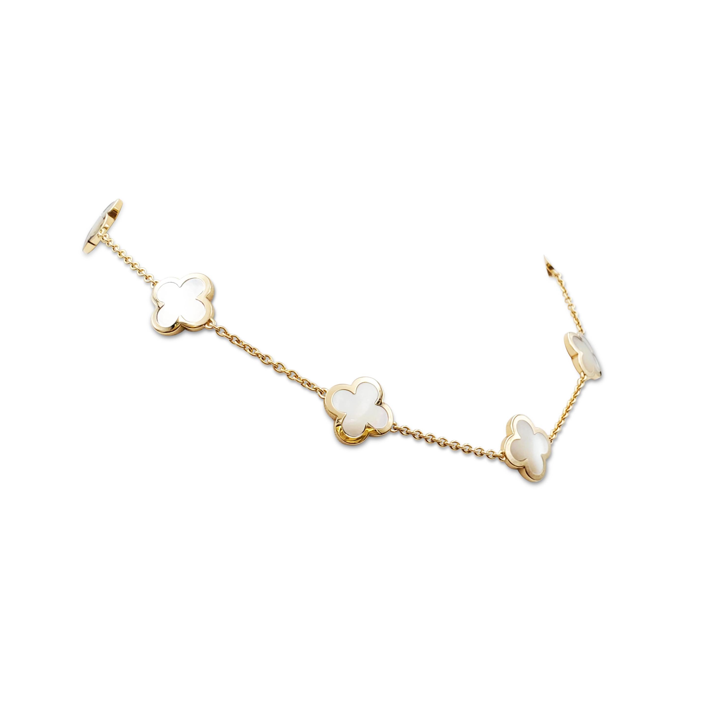 Van Cleef & Arpels ''Pure Alhambra'' Perlmutt-Halskette (Zeitgenössisch)