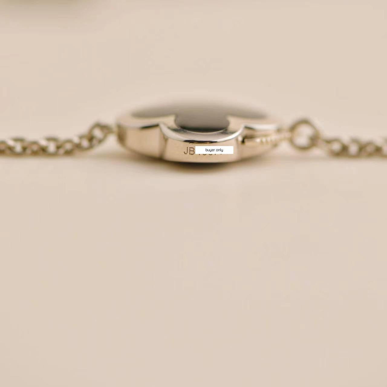 Van Cleef & Arpels Pure Alhambra Mother-of-Pearl White Gold Pendant Necklace 4
