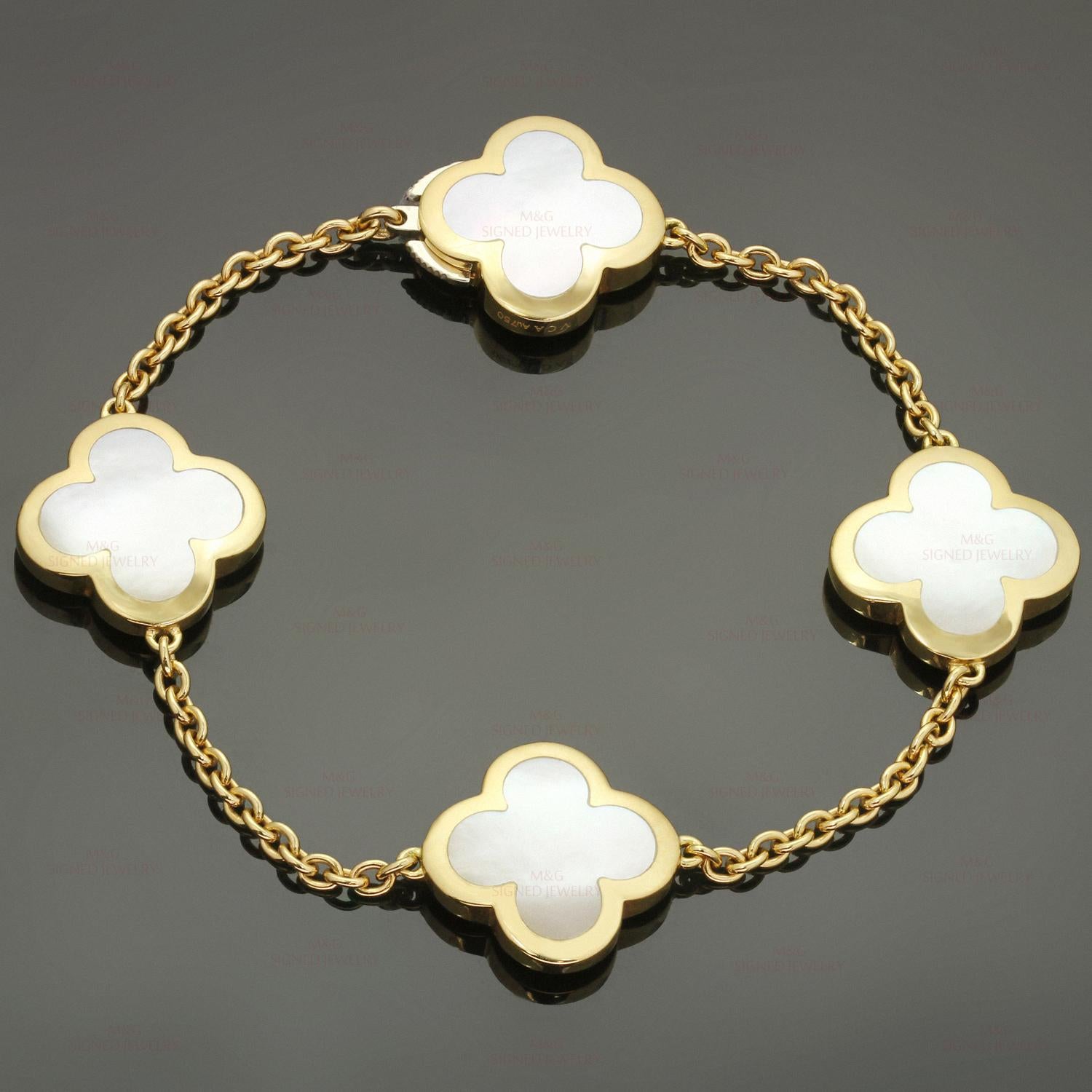 pure alhambra bracelet 4 motifs
