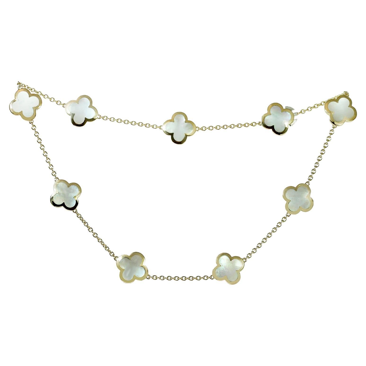 GOLD 'VINTAGE ALHAMBRA' NECKLACE, VAN CLEEF & ARPELS