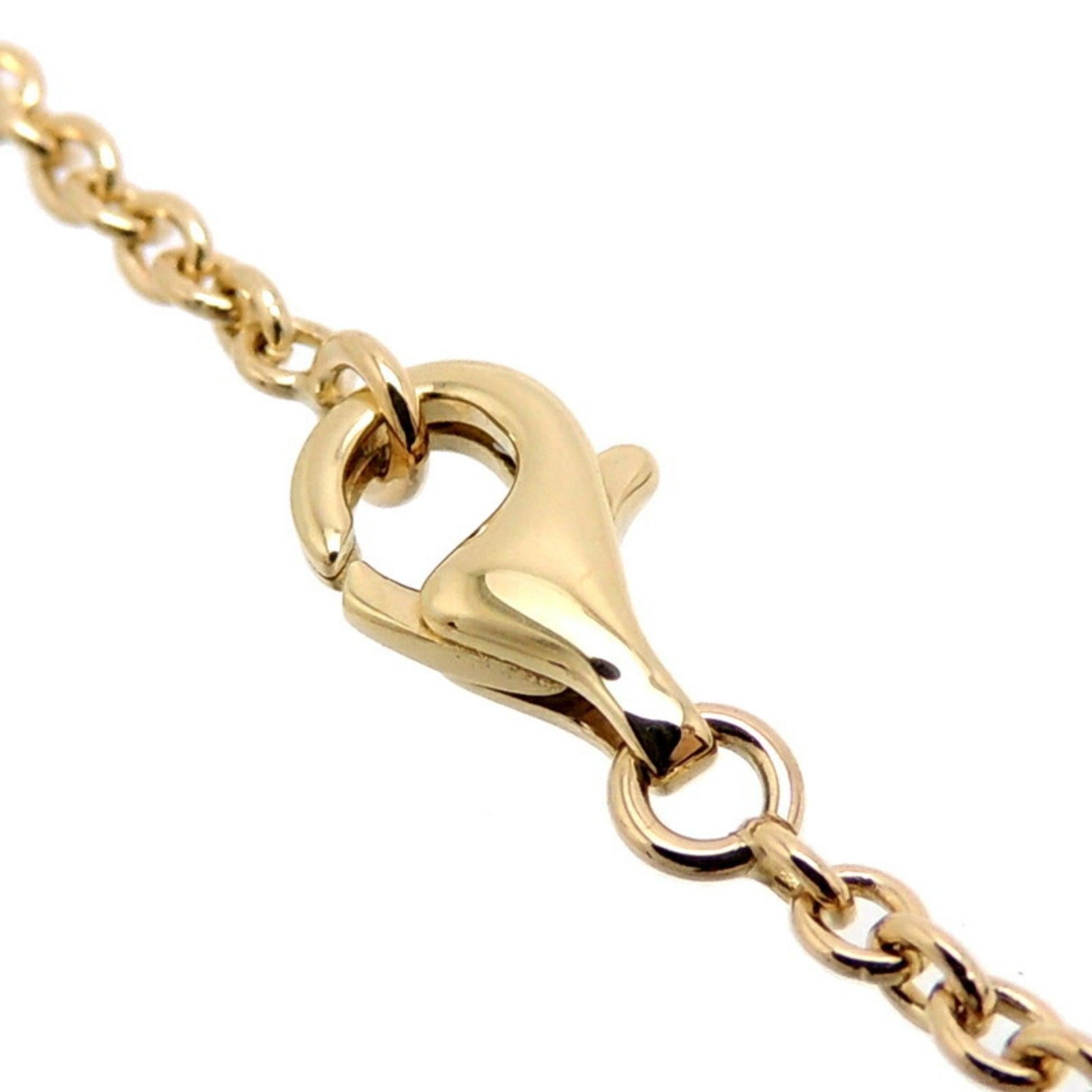 Van Cleef & Arpels reine Alhambra-Halskette aus Gelbgold im Angebot 3