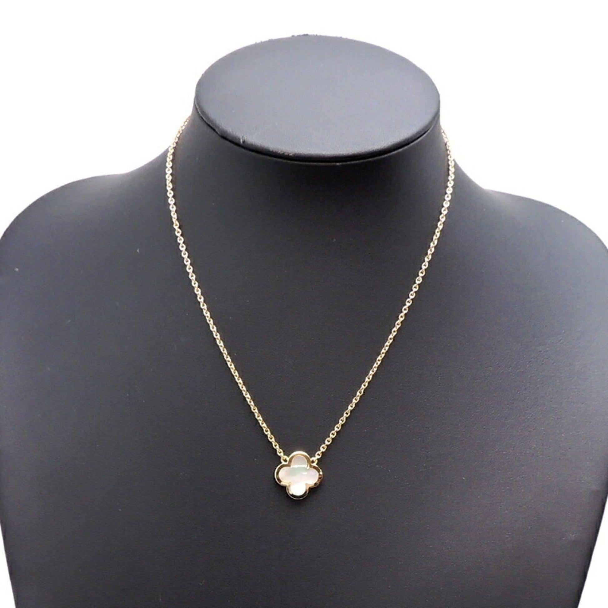 Van Cleef & Arpels Pure Alhambra Necklace in Yellow Gold For Sale 1