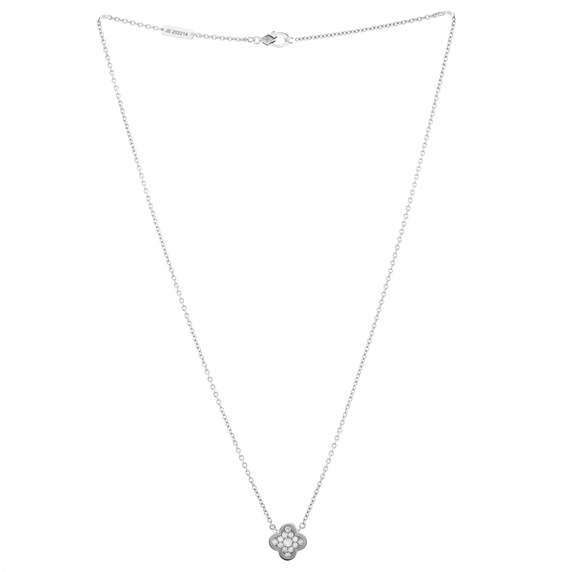pure white gold necklace