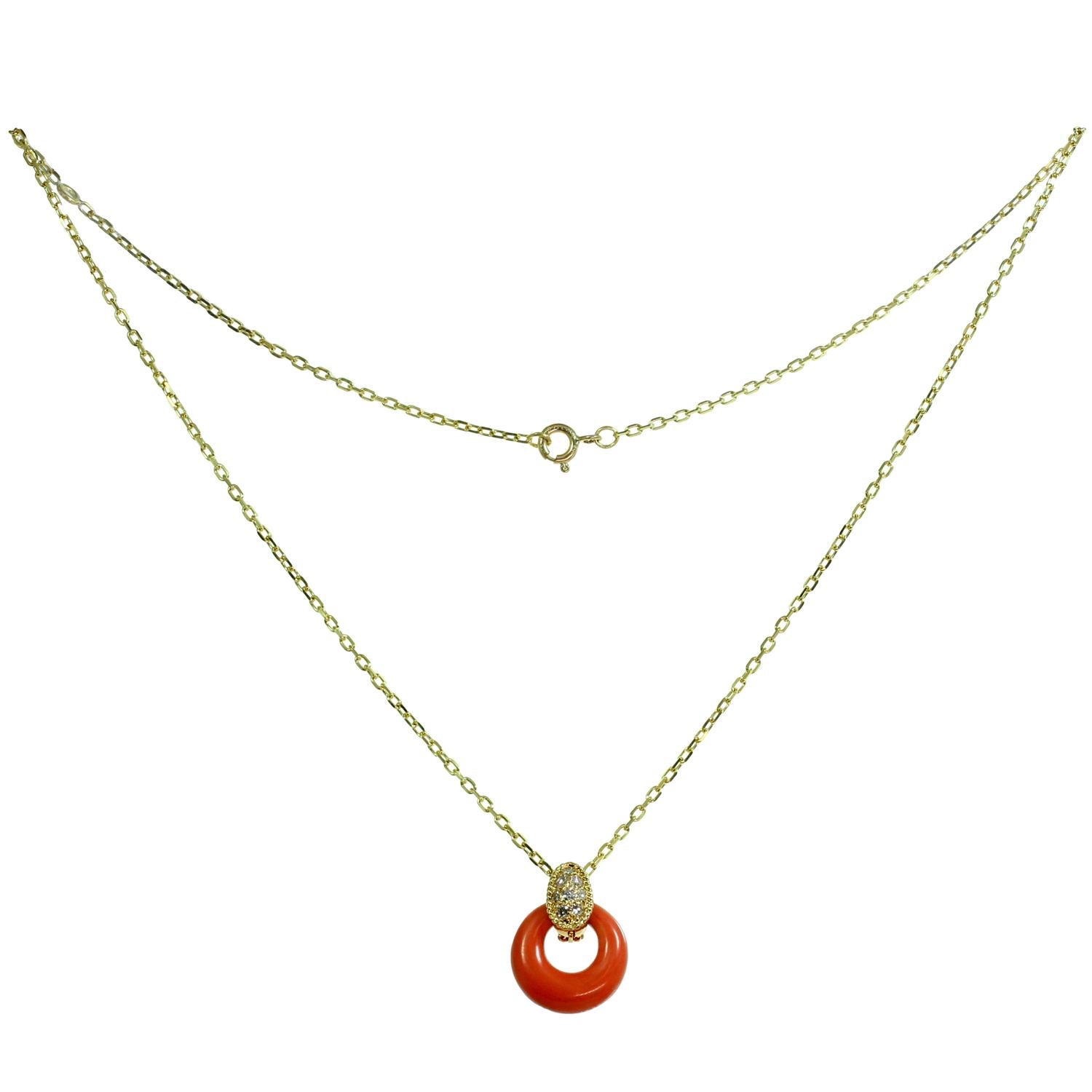 Mixed Cut Van Cleef & Arpels Red Coral Lapis Onyx Malachite Gold Interchangeable Necklace