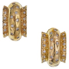Van Cleef & Arpels Boucles d'oreilles diamant rétro