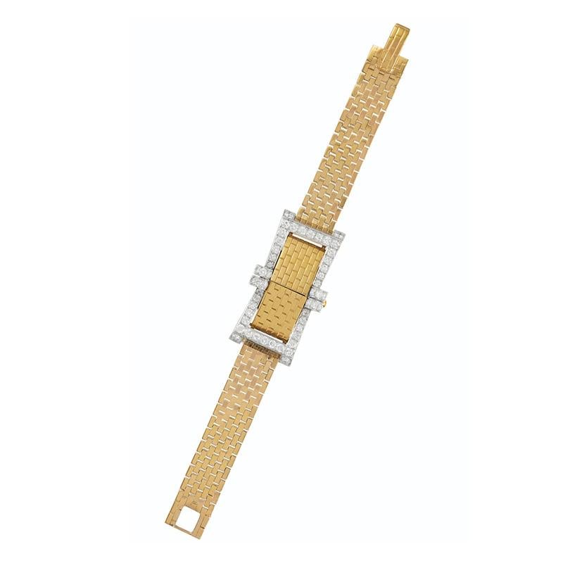 Van Cleef & Arpels Montre/bracelet rétro Mystery en vente 1