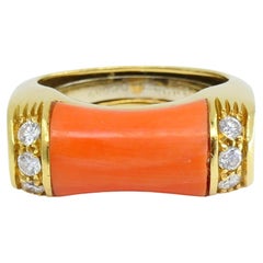 Anillo Van Cleef & Arpels Coral Diamante Oro 18k