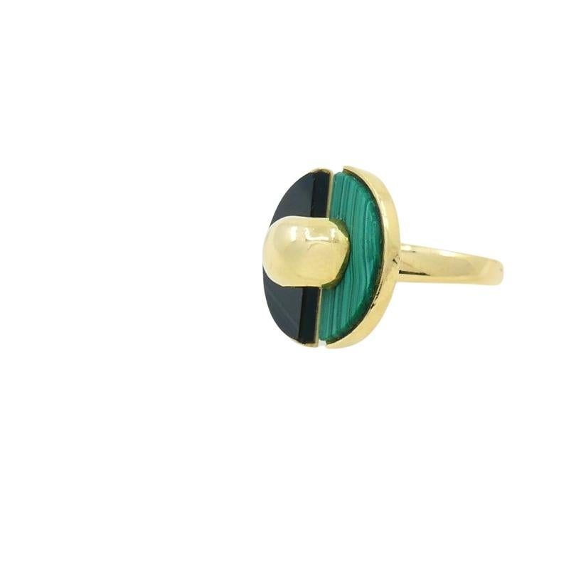 Van Cleef & Arpels Ring Malachite Onyx 18k Gold 2
