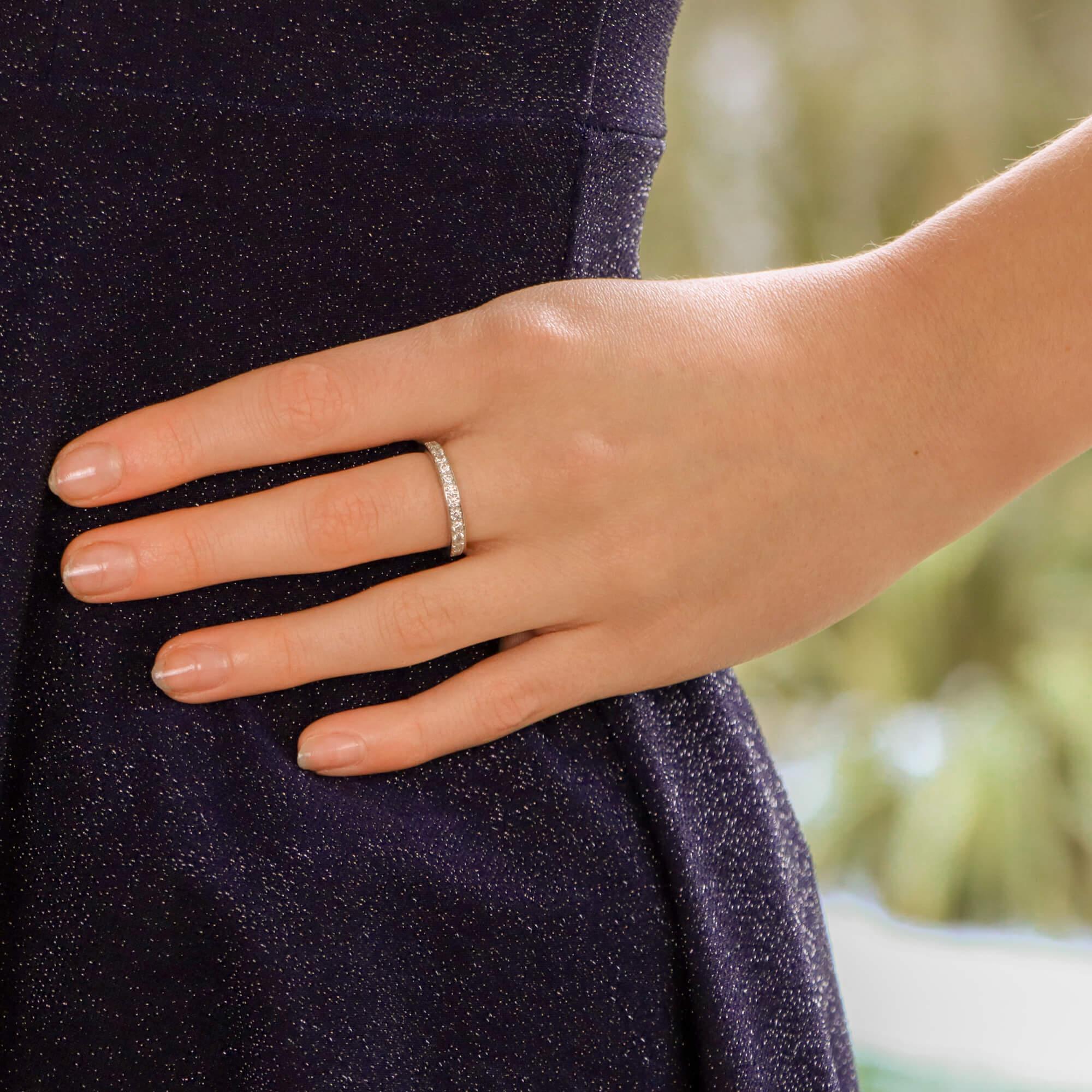van cleef eternity ring