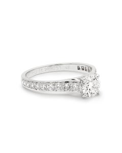 Van Cleef & Arpels Romance Diamond solitaire ring 0.77ct
